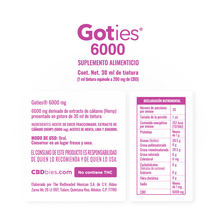 Cargar imagen en el visor de la galería, CBDBIES | Goties CBD Aislado 6000mg | 30ml