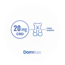 Cargar imagen en el visor de la galería, CBDBIES | Dormitas CBDbies 20 mg/pza | 15 piezas