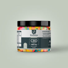 Cargar imagen en el visor de la galería, Sin Dolor CBD | Gomitas de CBD Lombrices Aciditas Full Spectrum | 750mg - 1500mg