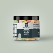 Cargar imagen en el visor de la galería, Sin Dolor CBD | Gomitas de CBD Ositos Aciditos Full Spectrum | 750mg - 1500mg