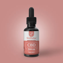 Cargar imagen en el visor de la galería, Sin Dolor CBD | Gotero CBD Full Spectrum con aceite de semilla de cáñamo | 1000mg | 30ml