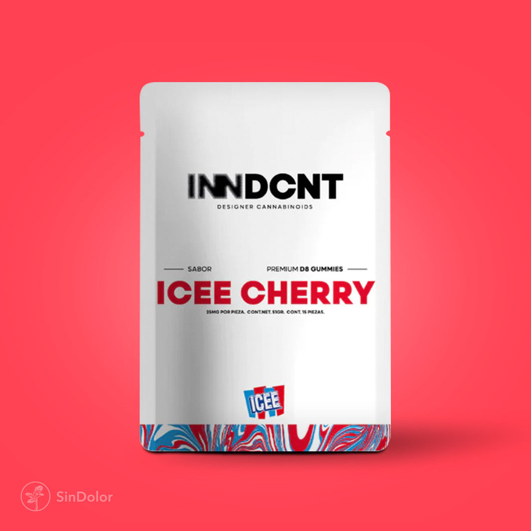 INNDCNT | Gomitas Icee Cherry Delta 8 THC 25 mg/pza | 5 ó 15 piezas