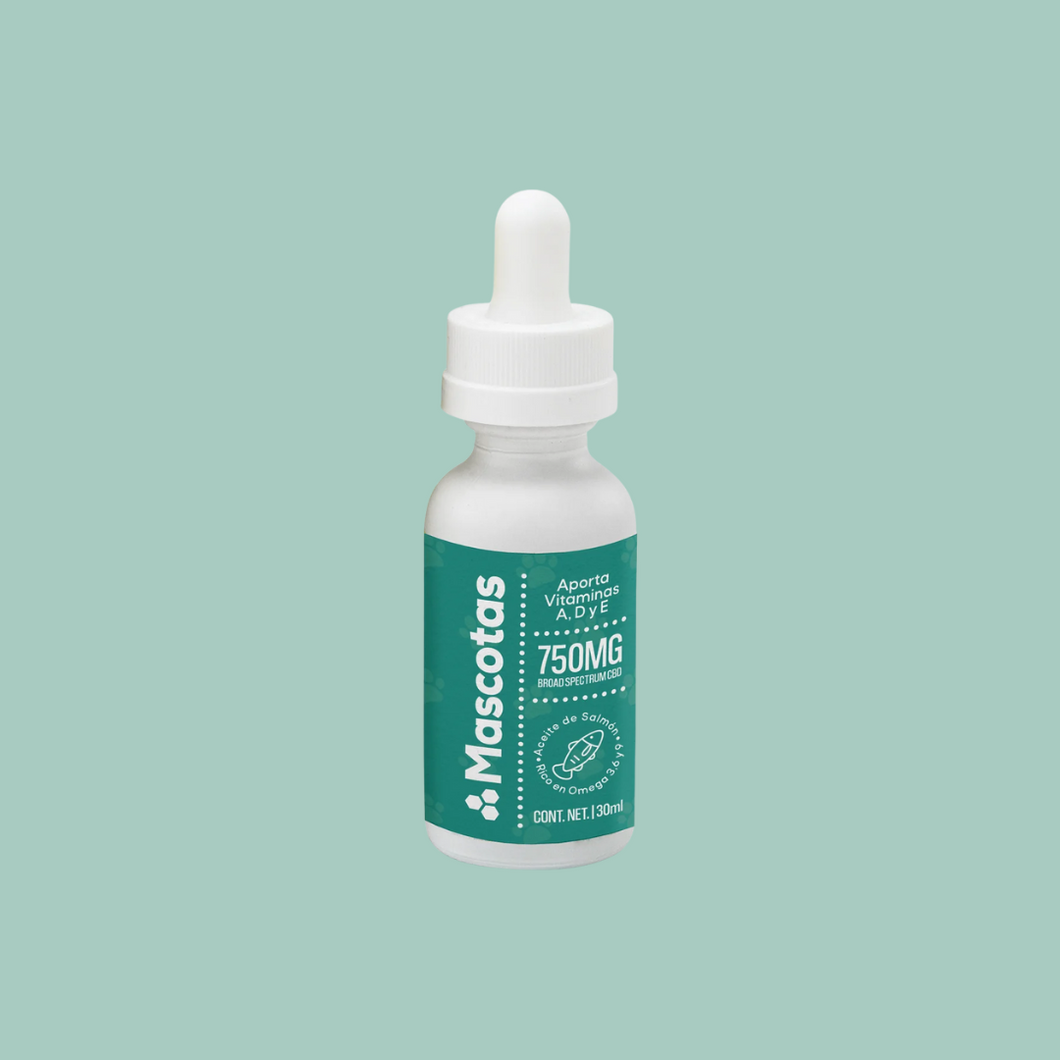 Bee Labs | Gotero CBD Mascotas Salmón + Vitaminas | 750 mg | 30ml