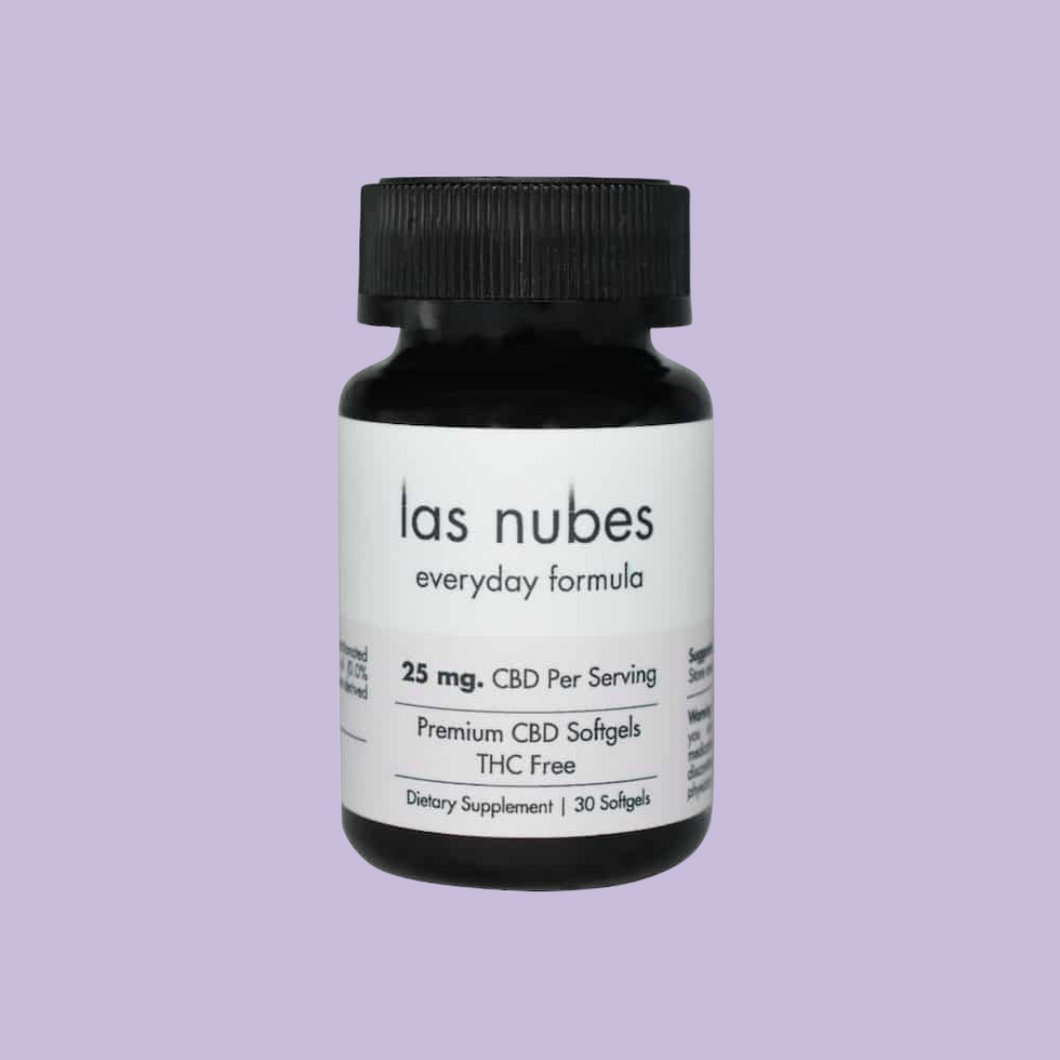 Las Nubes CBD | Cápsulas Blandas CBD | 25 mg