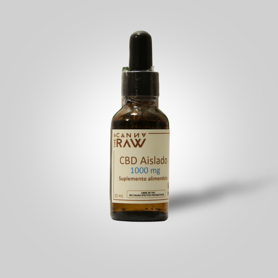 The Canna Raw | Gotero CBD Aislado | 1000mg hasta 3000mg | 30 ml